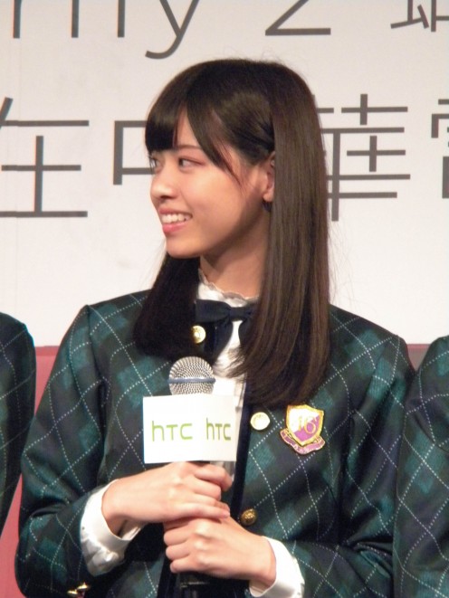 Nanase Nishino is seen here at a joint marketing event in Taipei, Taiwan in 2014. 