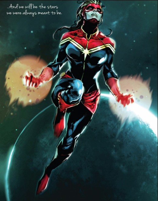 Page from "Captain Marvel" #1 (2012). Art by Dexter Soy