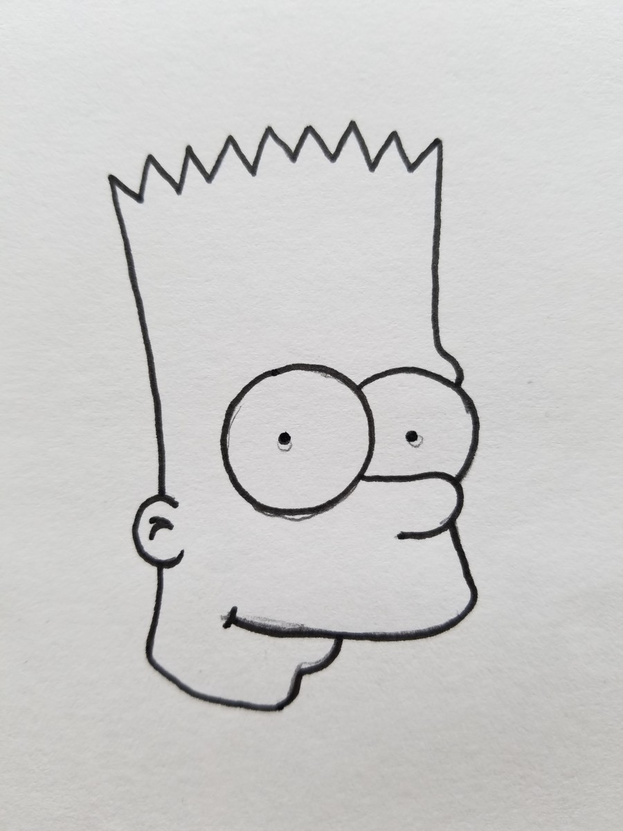 Best Guide to Draw Bootleg Bart Simpson Quick and Easy! | FeltMagnet