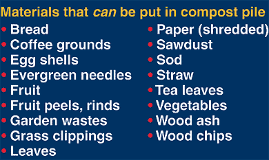 This is an example of nutrient rich amendments to your compost.