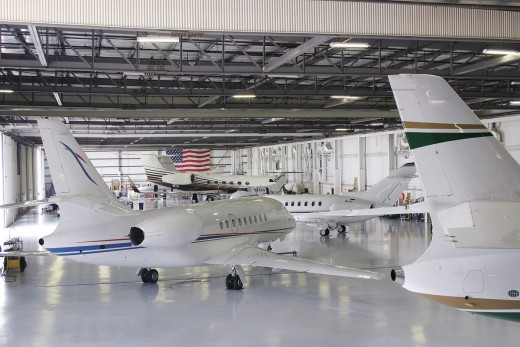 Business Jet Aircraft Hangar