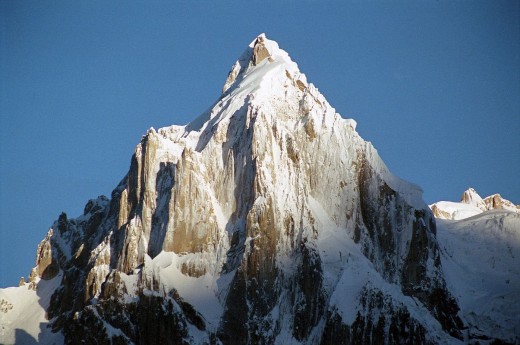 Peak of the mountain