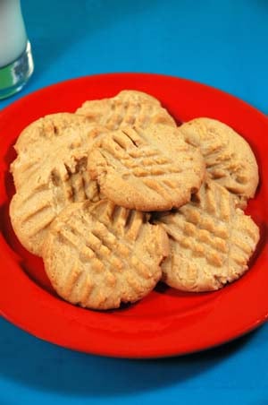 Making Peanut Butter cookies from peanut butter is one of the best things to do with peanut butter ever. 