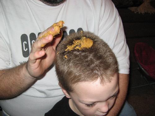 Peanut Butter easily removes gum from hair with no tugging or pulling. 