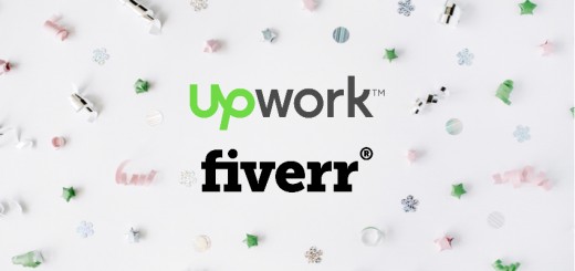 Upwork and Fiverr Logos