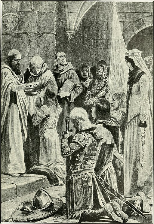 Ethelred is Crowned: From "Story of the Greatest Nations." Attribution: Internet Archive Book Images. 