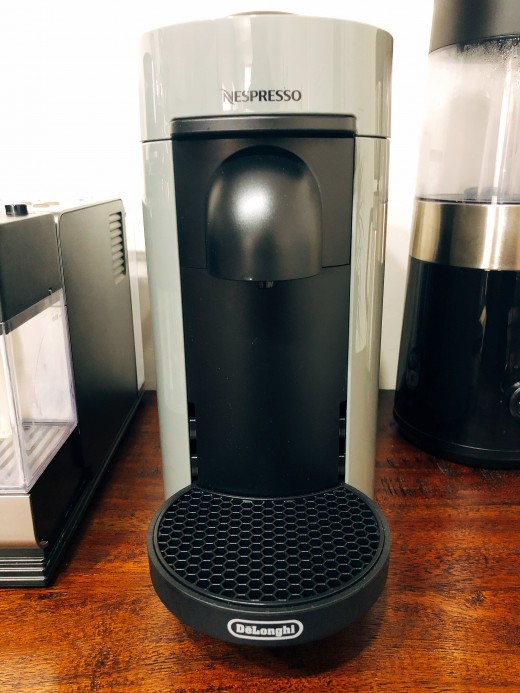 I have the machine on top of my coffee bar. 