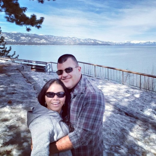 "Happy six years of marriage!" Lake Tahoe, Nevada