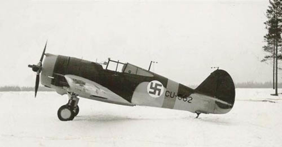 A Finnish Air Force Curtis Hawk 75A-3