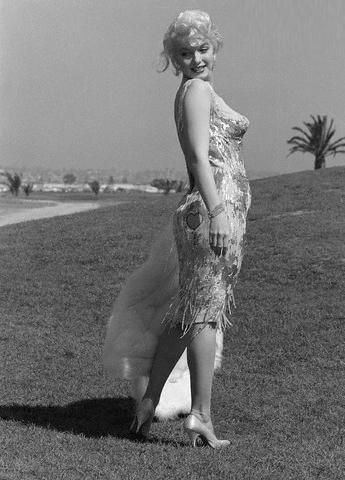 Marilyn in her Orry Kelly Dress.