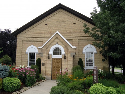 Registry Office in Woodstock, Ontario. Built in 1876, it operated until 1952. 