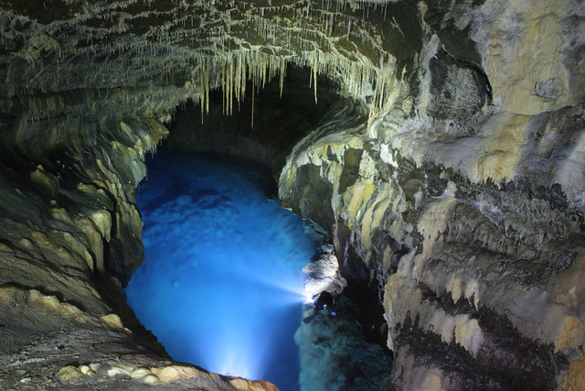 Yongcheon Cave in Jeju-do Island.
