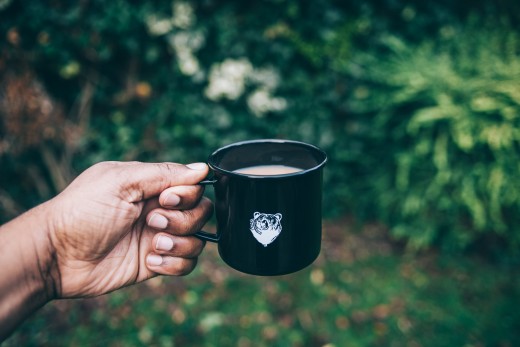 A simple cuppa in the garden (or someplace outside)