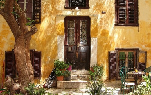 Athens old district of Plaka and the most beautiful.