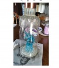 Re-purposing Glassware for Garden Art and Repair of Same