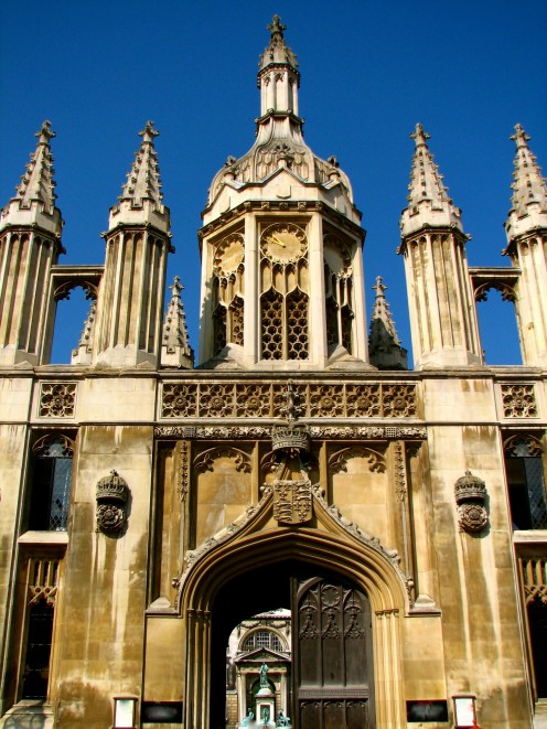 The beautful architecture at Cambridge