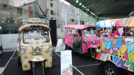 Decorated world famous tuktuk