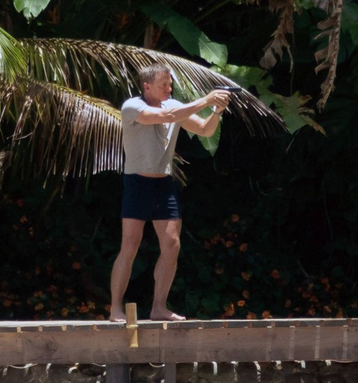 Bond 25: On location with Daniel Craig in action.