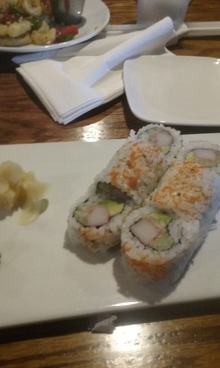 California roll, my favorite type of sushi roll.