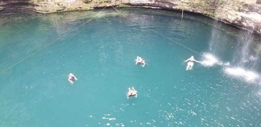 The water was 150 feet deep! 