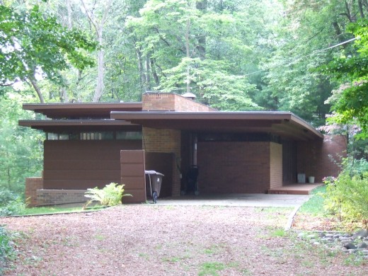 Goetsch-Winkler House, Okemos, a local Wright designed treasure and strongly akin to his Prairie Style homes