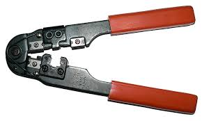 ✓A crimping tool with cable stripper/cutter