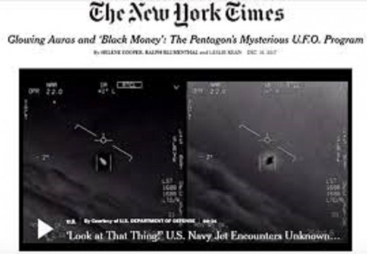 The U.S. Military's secret AATIP Program was initially revealed to the world in a front page article published in the New York Times on Dec. 16, 2017.