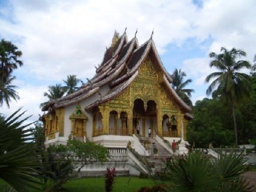 Wat Haw Pha Bang in Luang Prabang Laos