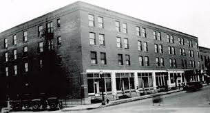 Kerns Hotel before the 1934 blaze