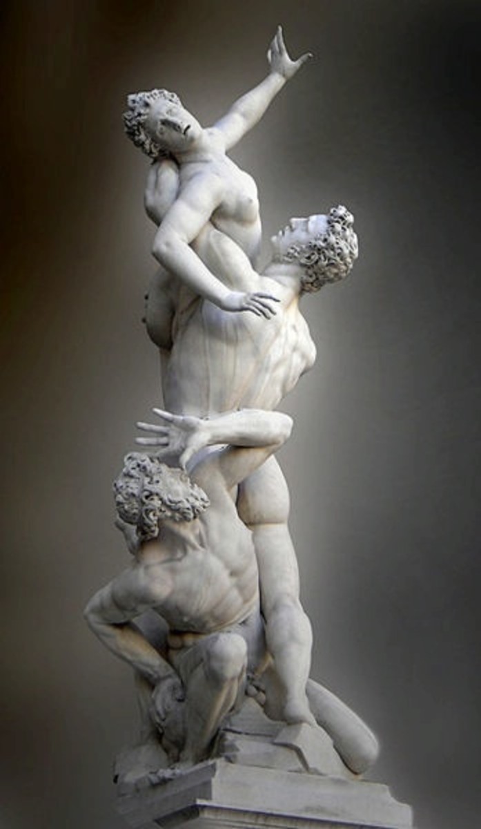 "The Rape of the Sabine Women" by Giambologna