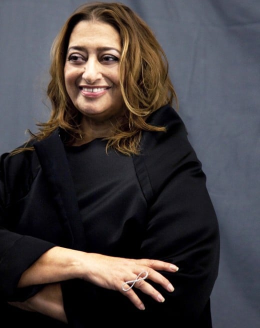 The late Dame Zaha Hadid, designer of the Broad