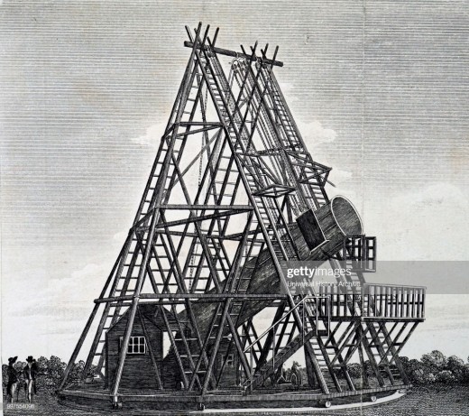 William Hershel's giant telescope used to discover Uranus