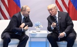 Donald J. Trump Makes a Joke of Russian Meddling