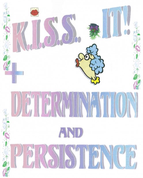 + determination and persistence