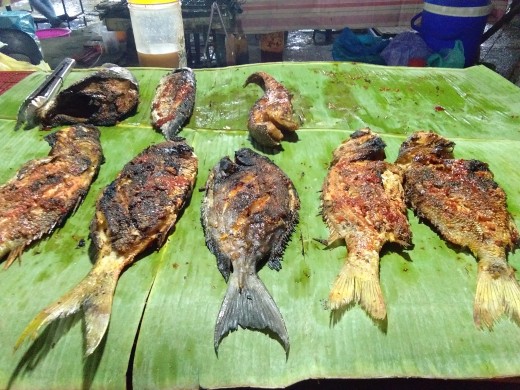 Grilled fish...