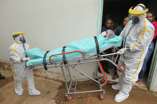 Extreme protective measures must be taken by those working with Ebola patients.