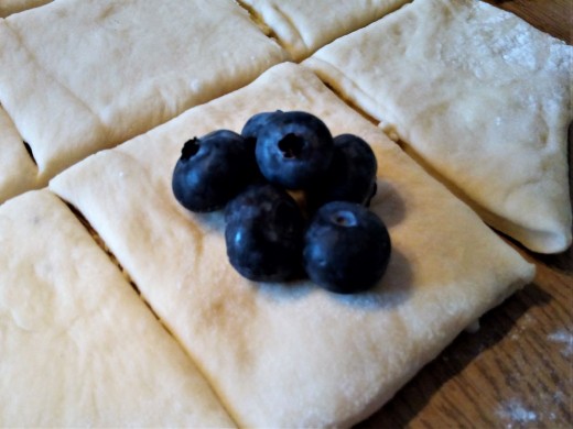Blueberries fillings...
