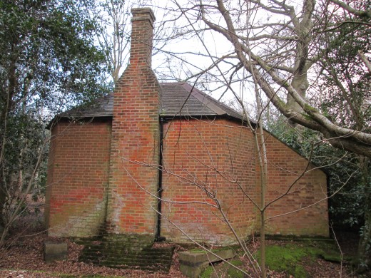 ... Is the ice house. How do you make ice with the aid of a chimney? It's all to do with physics, innit? 