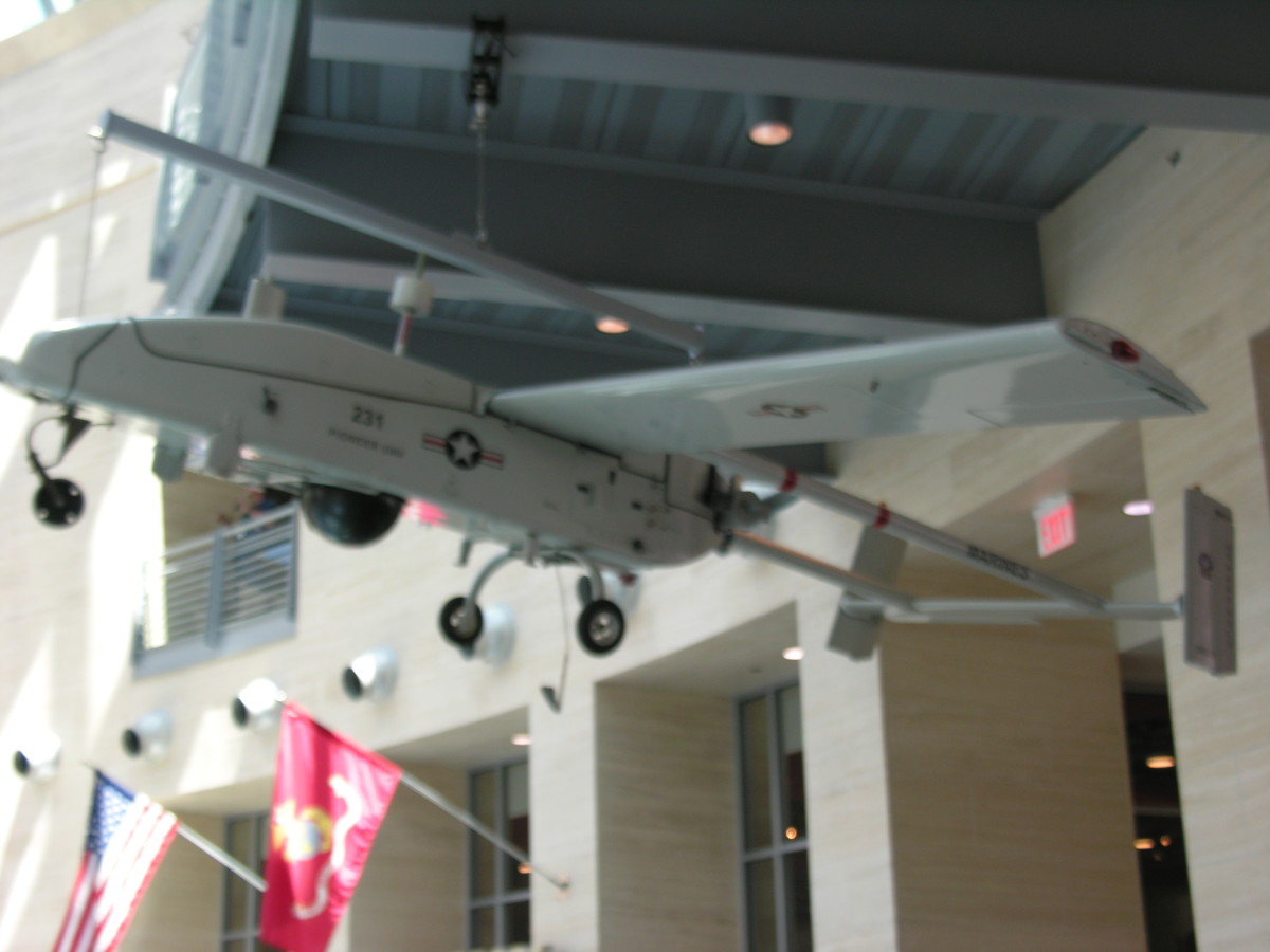 A drone at the Marine Corps Museum