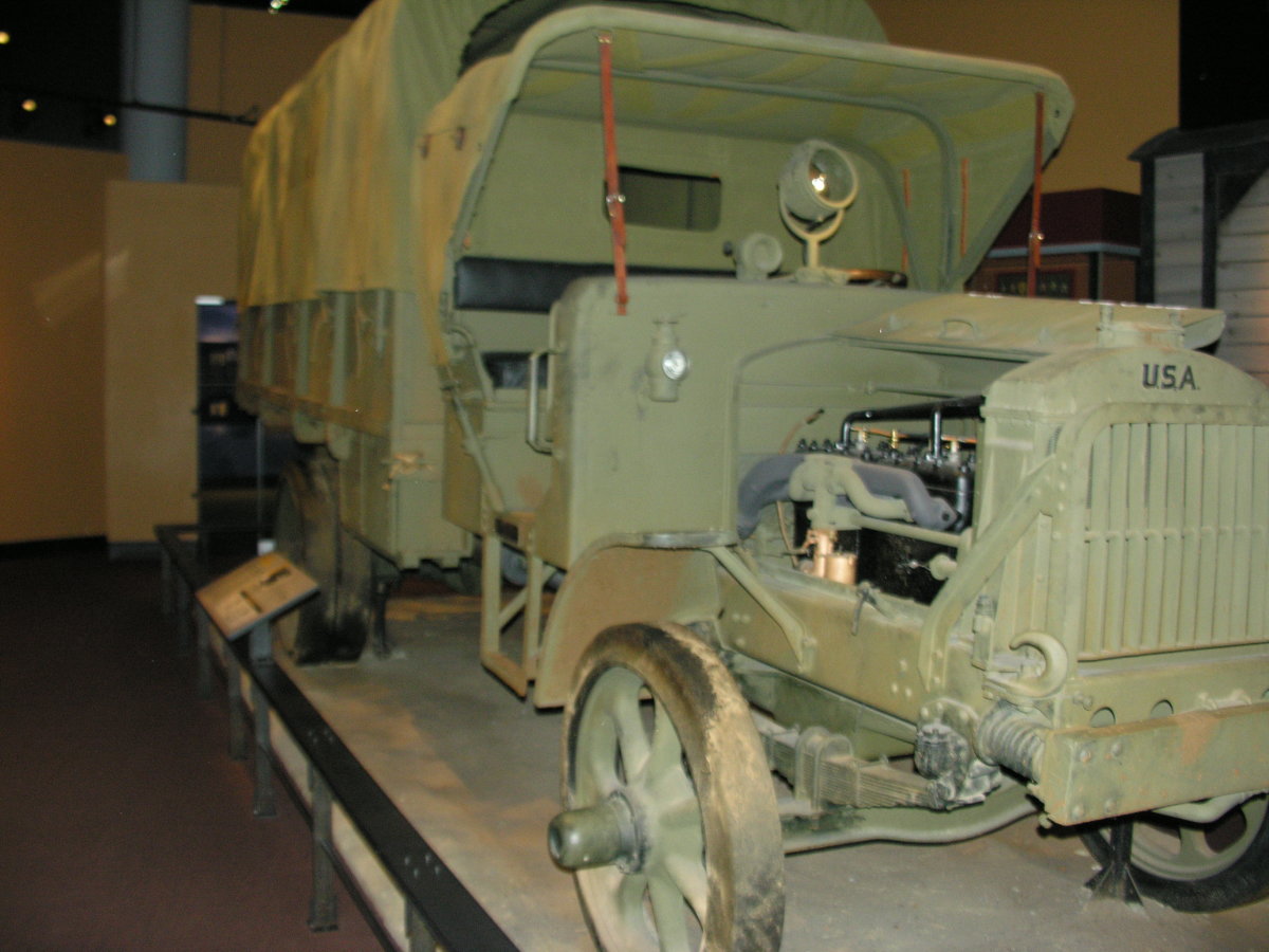A World War I vehicle at the Marine Corps Museum,