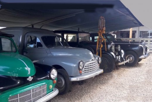 A selection of Mwalimu Nyerere's vehicles at the Dar-es-salaam Museum