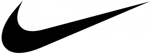 Nike's iconic tick graphic.