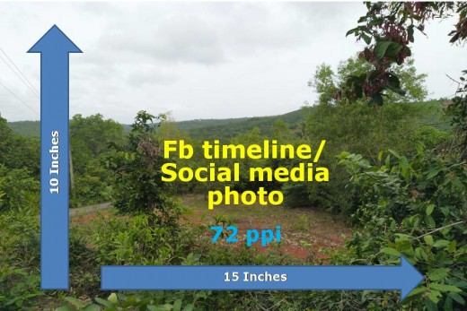 Presentation slides and many social media pictures are like this