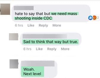 Yes, I reported this terrorist threat.