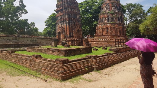 A temple ruin at Ayutthaya.