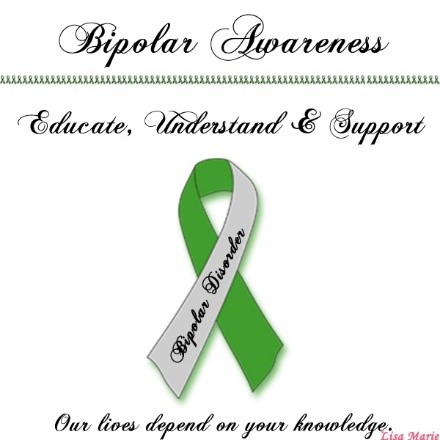 Bi Polar Awareness Ribbon Wear with Pride