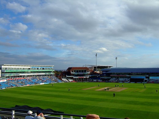 Headingley Cricket Ground in Leeds, Yorkshire. The venue of the 3rd Ashes Test of 2019.