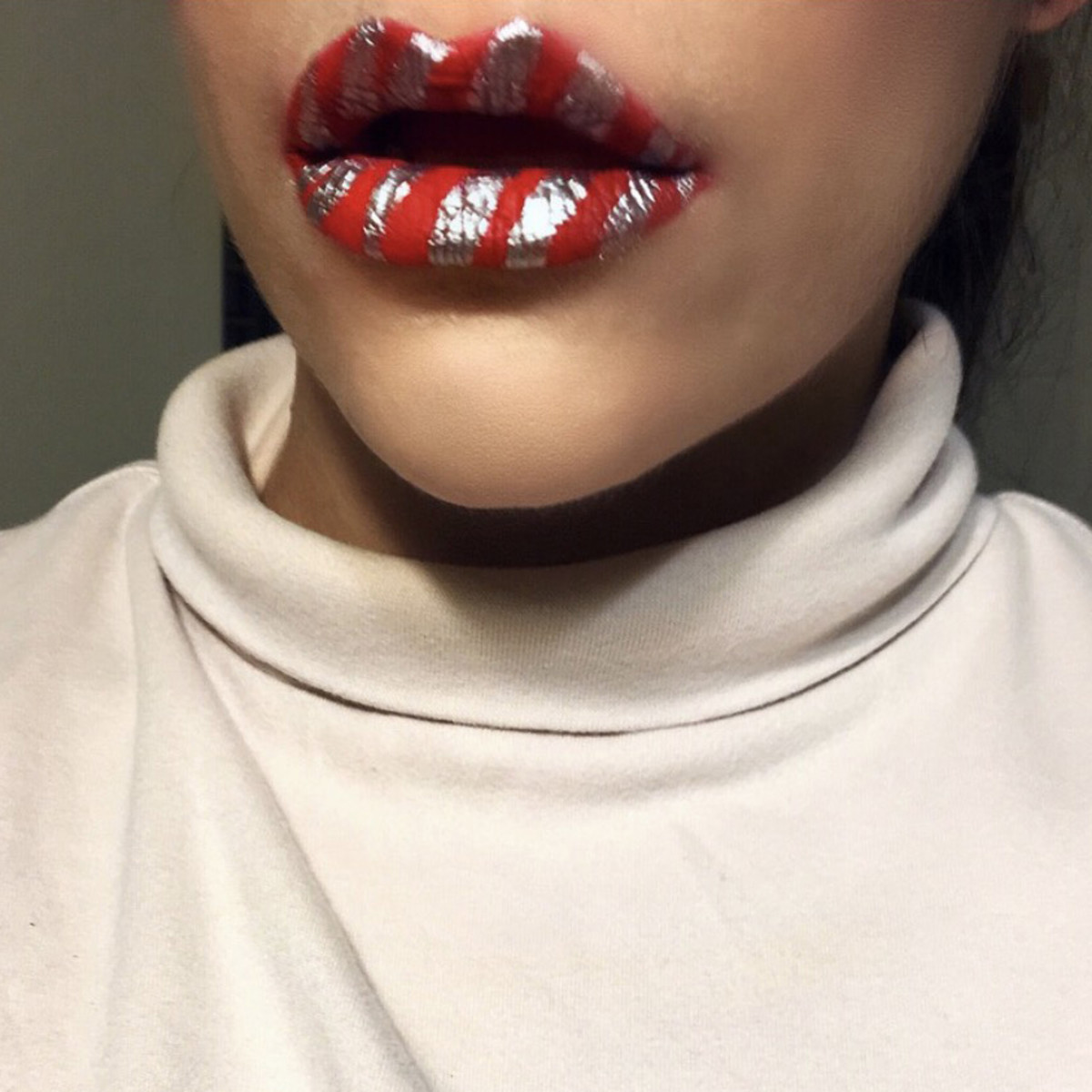 Candy cane Lips