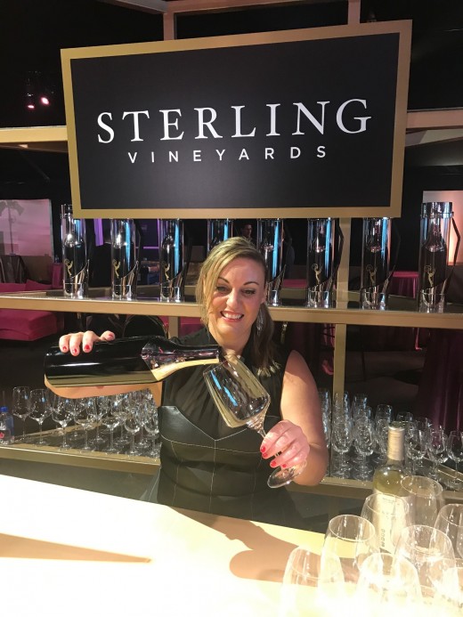 Sterling Vineyards is the official wine poured at the 2019 Governors Ball.