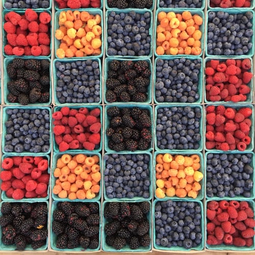 All berries are high in antioxidants and have inflammation fighting properties.